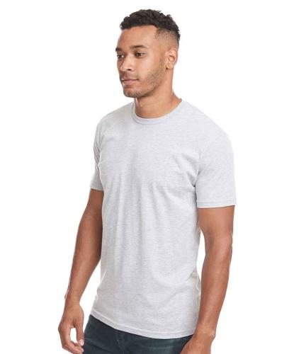 Next Level Apparel Unisex Cotton Crew Neck T-Shirt - HEA - L
